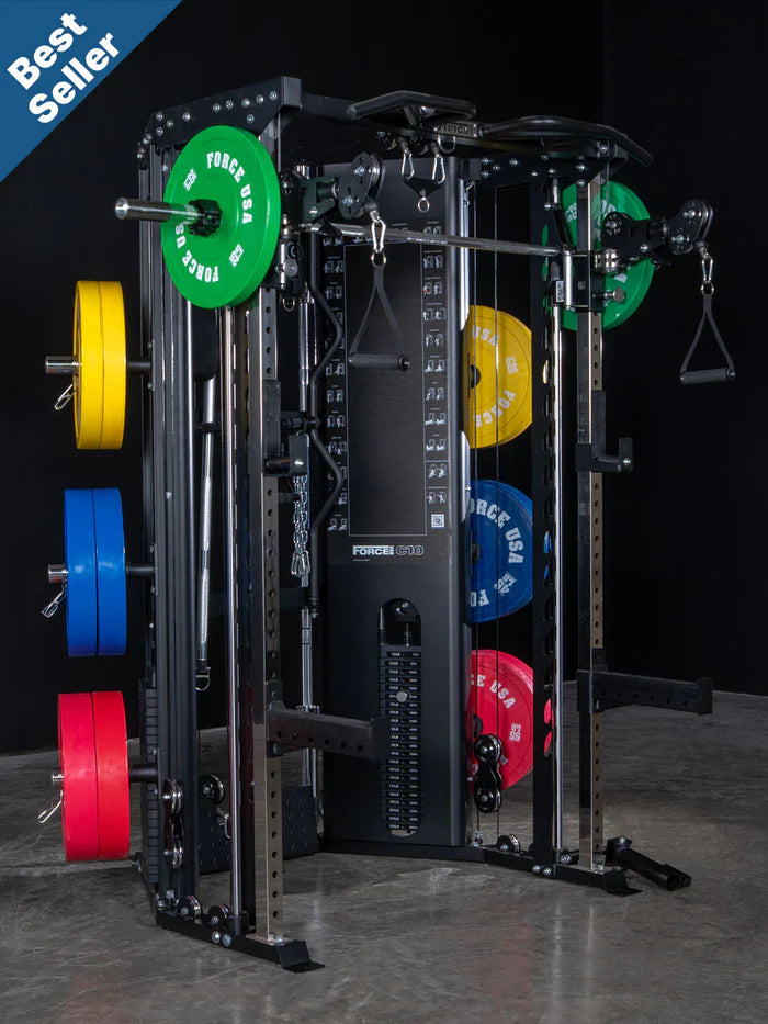 Force USA C10 All-In-One Trainer – Chest Fly, Lat Pulldown